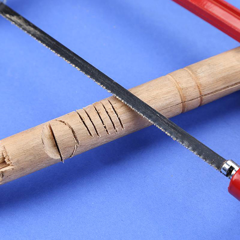 Hacksaw - 調整可能なミニ弓のこ 6 インチ小型ハンドソー 150 ミリメートルブレード付き木材と金属切断家庭用木工ツール