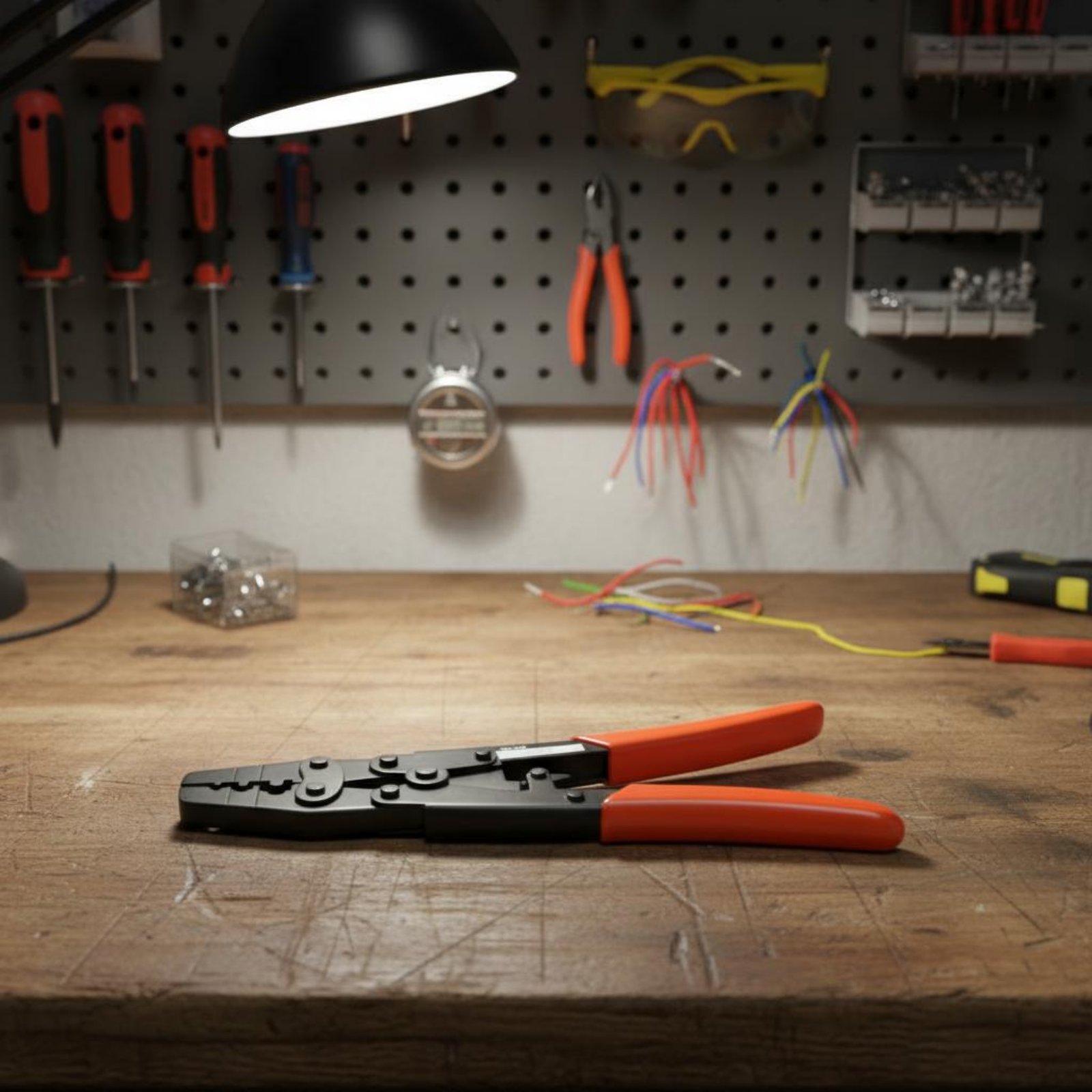 Pliers - ラチェット圧着ペンチ 省力ワイヤーコネクタ圧着工具 ターミナルクリンパー DIY愛好家向けの使いやすい配線ペンチ