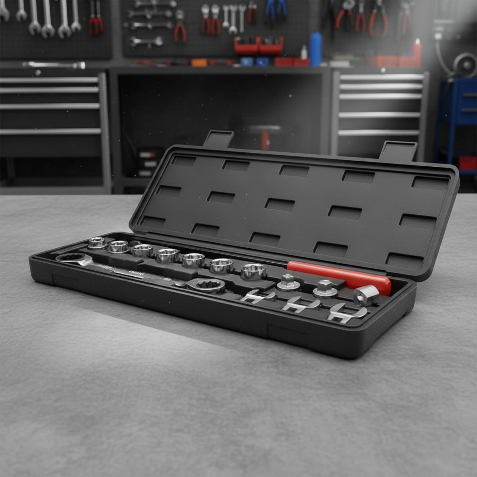 Wrench Set - アイドラプーリー調整ツール 延長操作用ベルトテンショナーレンチセット ベルトテンショナーレンチセット ロングハンドル