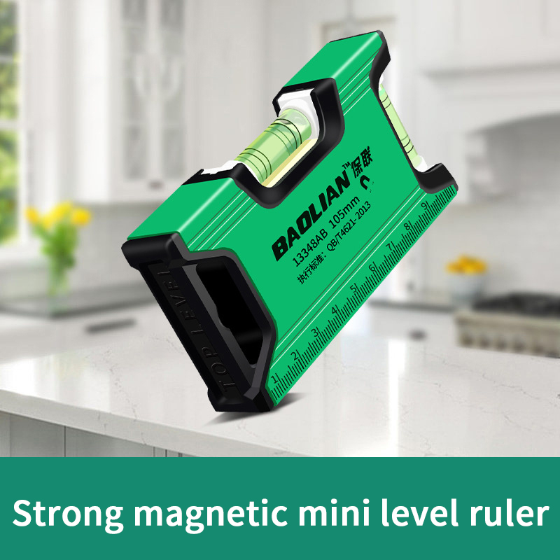 Spirit Level - 水平垂直測定メトリック定規水準器強力な磁気ミニアルミ合金定規ポータブル装飾特殊ツール