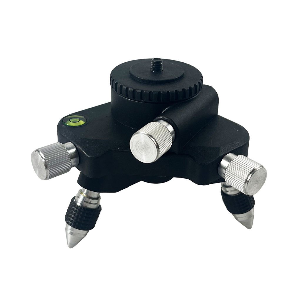 Spirit Level - 調整可能な回転を備えた金属製三脚ブラケット、360 ° 回転ベース、レーザーレベル