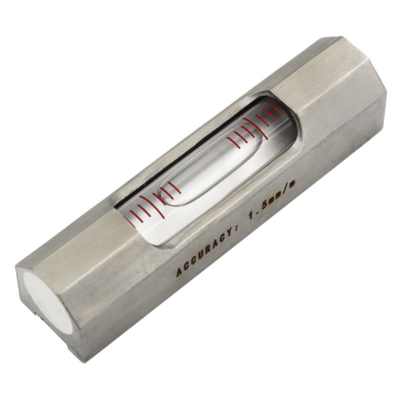 Spirit Level - 高精度ステンレス鋼バブル,ミニレベルツール,0.1mm,0.6mm,1.5mm