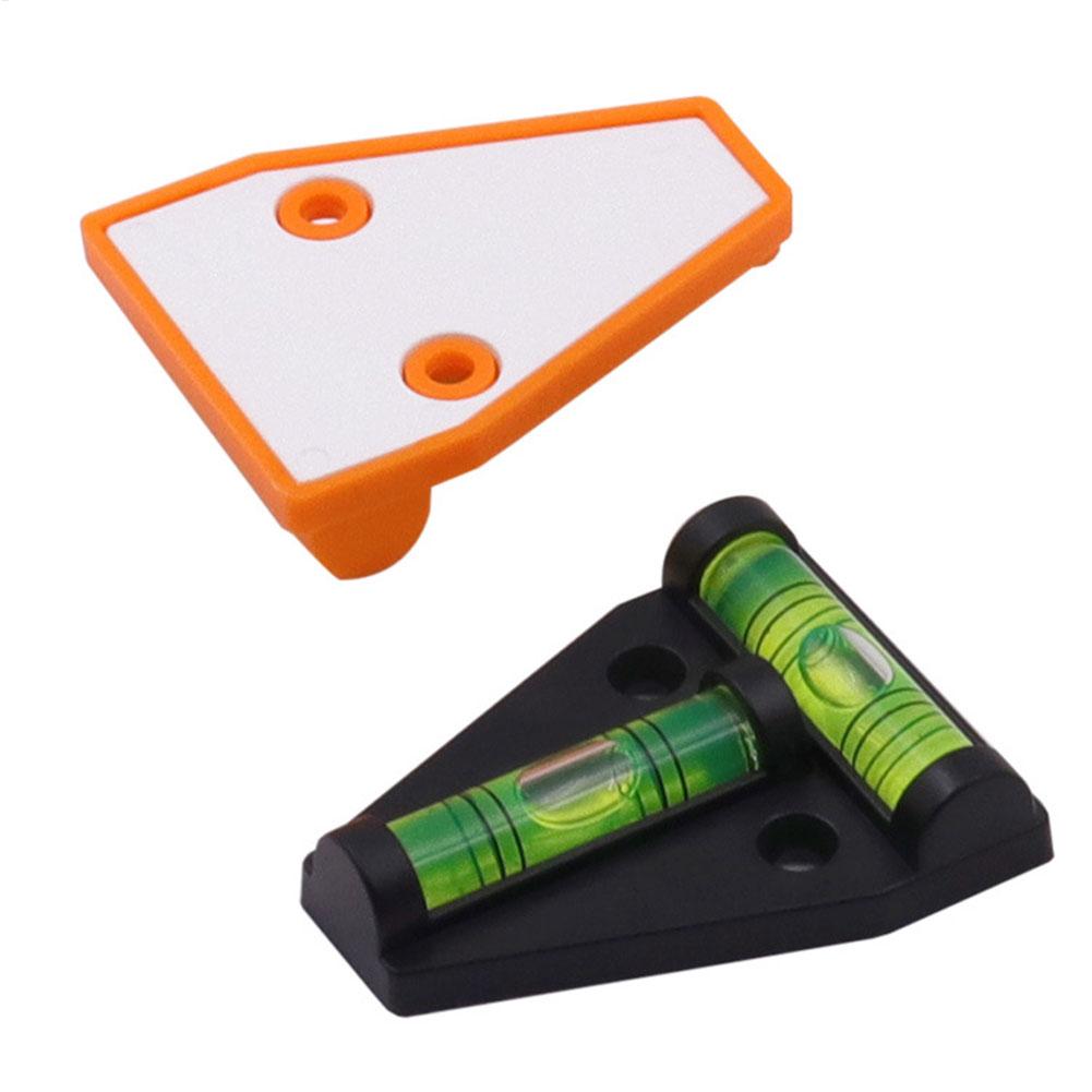 Spirit Level - 新品 1個 ミニT型水平器 プラスチック製 垂直・水平調整機能付き トレーラー、キャンピングカー、ボート用アクセサリー部品