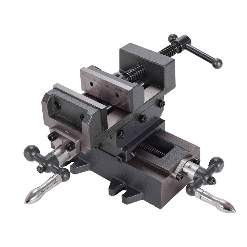 Drill Press - 工業用クロスバイス双方向可動バイスクランプベンチバイスドリルプレステーブル3.5.6インチ耐久性あり
