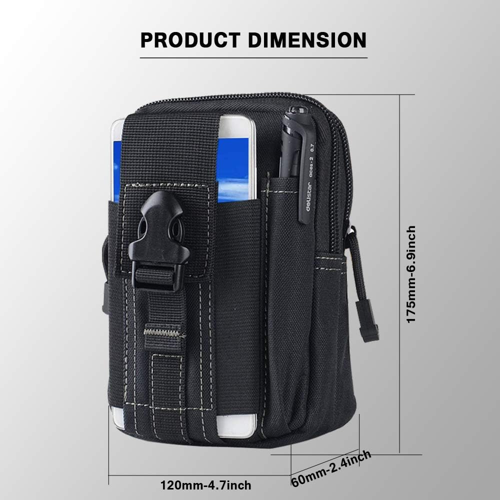 戦術的なモールベルトポーチ軍事ウエストバッグ EDC ツール - Tool Bag のレビューと価格