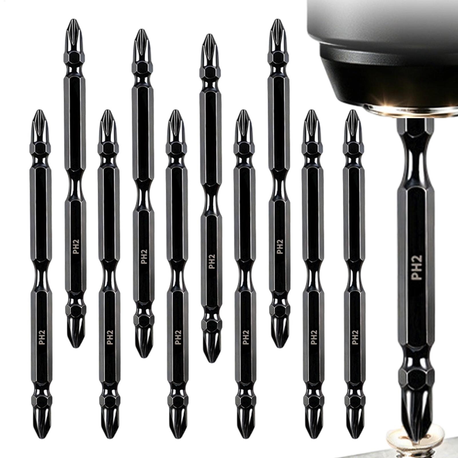 ドライバービットセット両端フライス加工磁気ドライバーヘッドキ - Screwdriver Set のレビューと価格