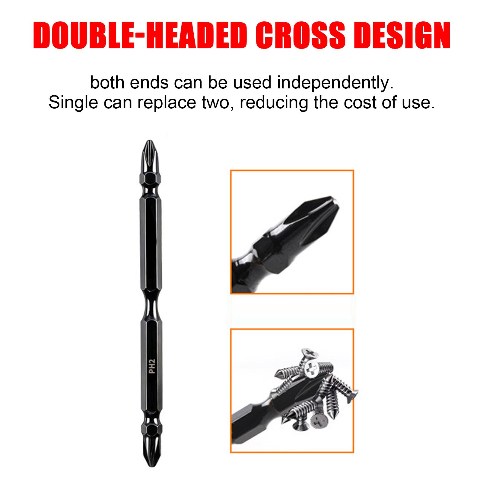 ドライバービットセット両端フライス加工磁気ドライバーヘッドキ - Screwdriver Set のレビューと価格