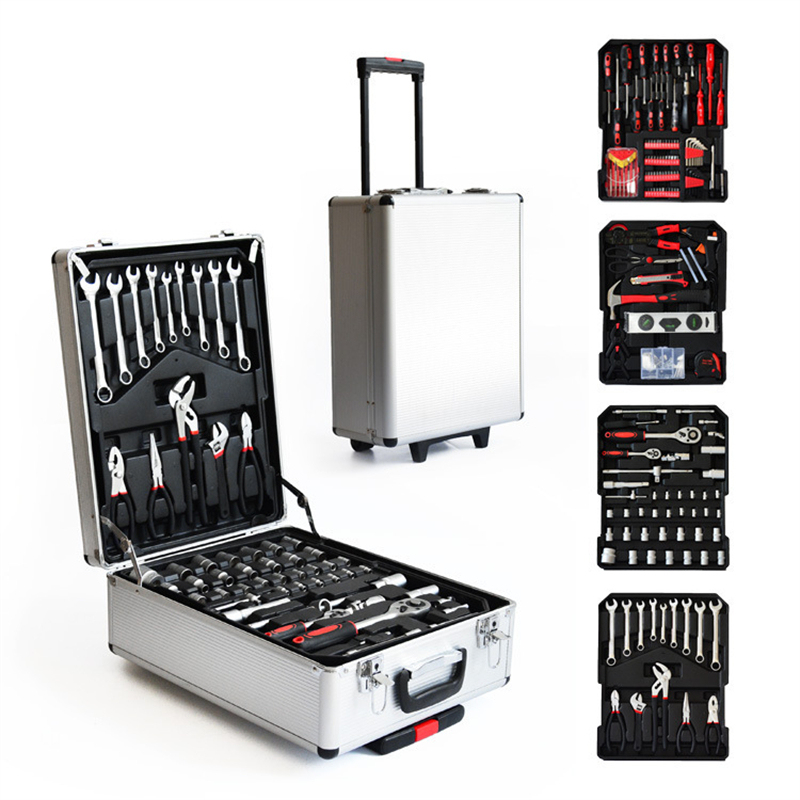 186ピース アルミケース入り トロリー式 メカニック 自動 - Wrench Set のレビューと価格