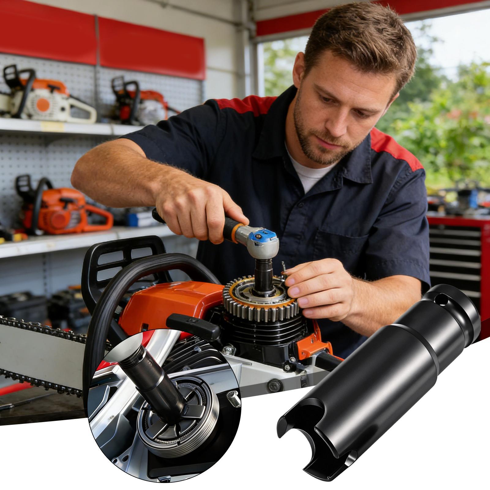 クラッチロックナットスパナツールチェーンソー取り外しスパナソ - Socket Wrench のレビューと価格