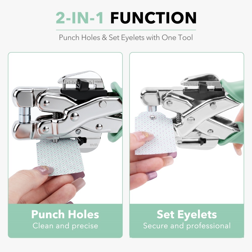 グロメットツールキット ハンドヘルド穴あけプライヤー バック - Pliers のレビューと価格