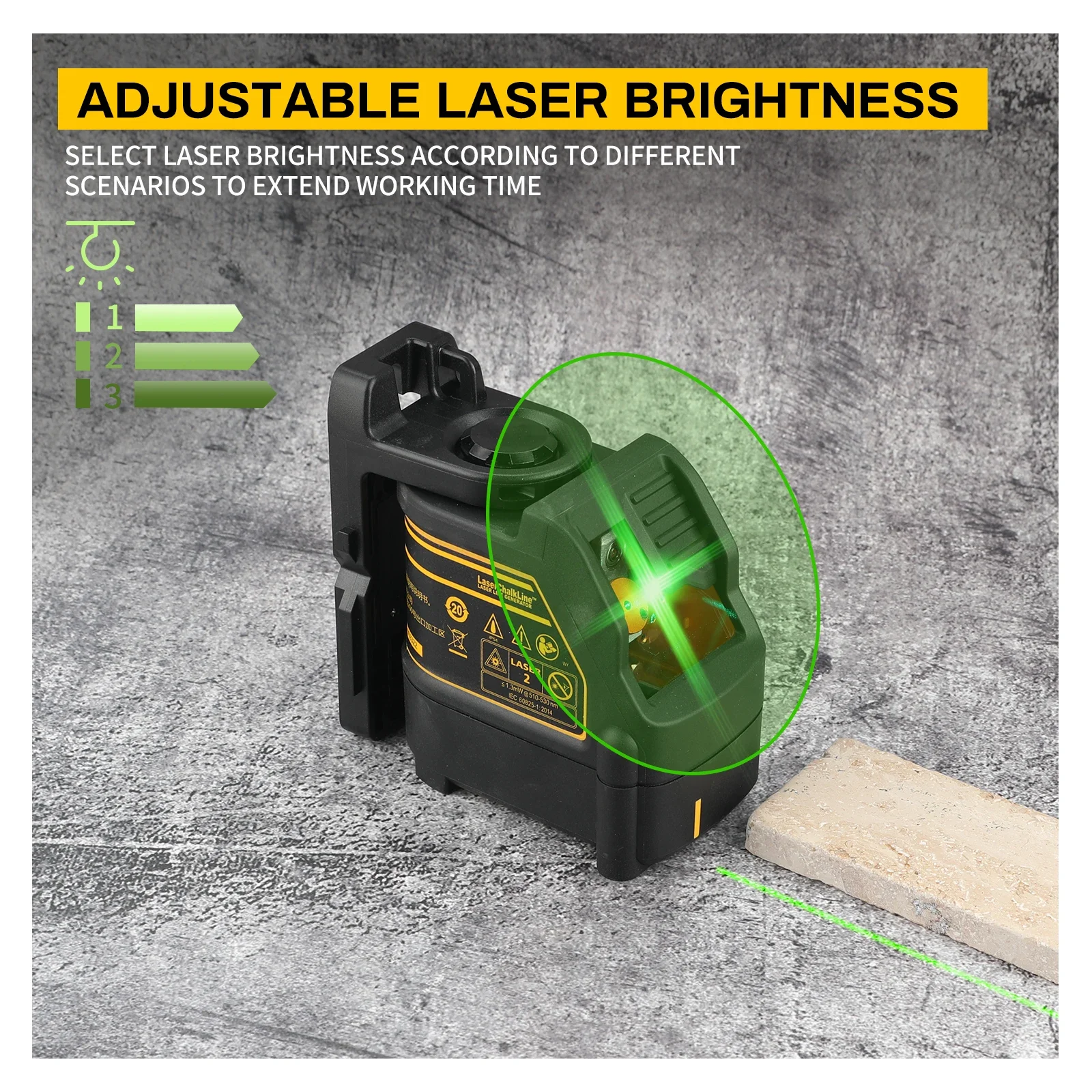 DEWALT DW088CG 2ライン・グリーンレーザー水平 - Spirit Level のレビューと価格