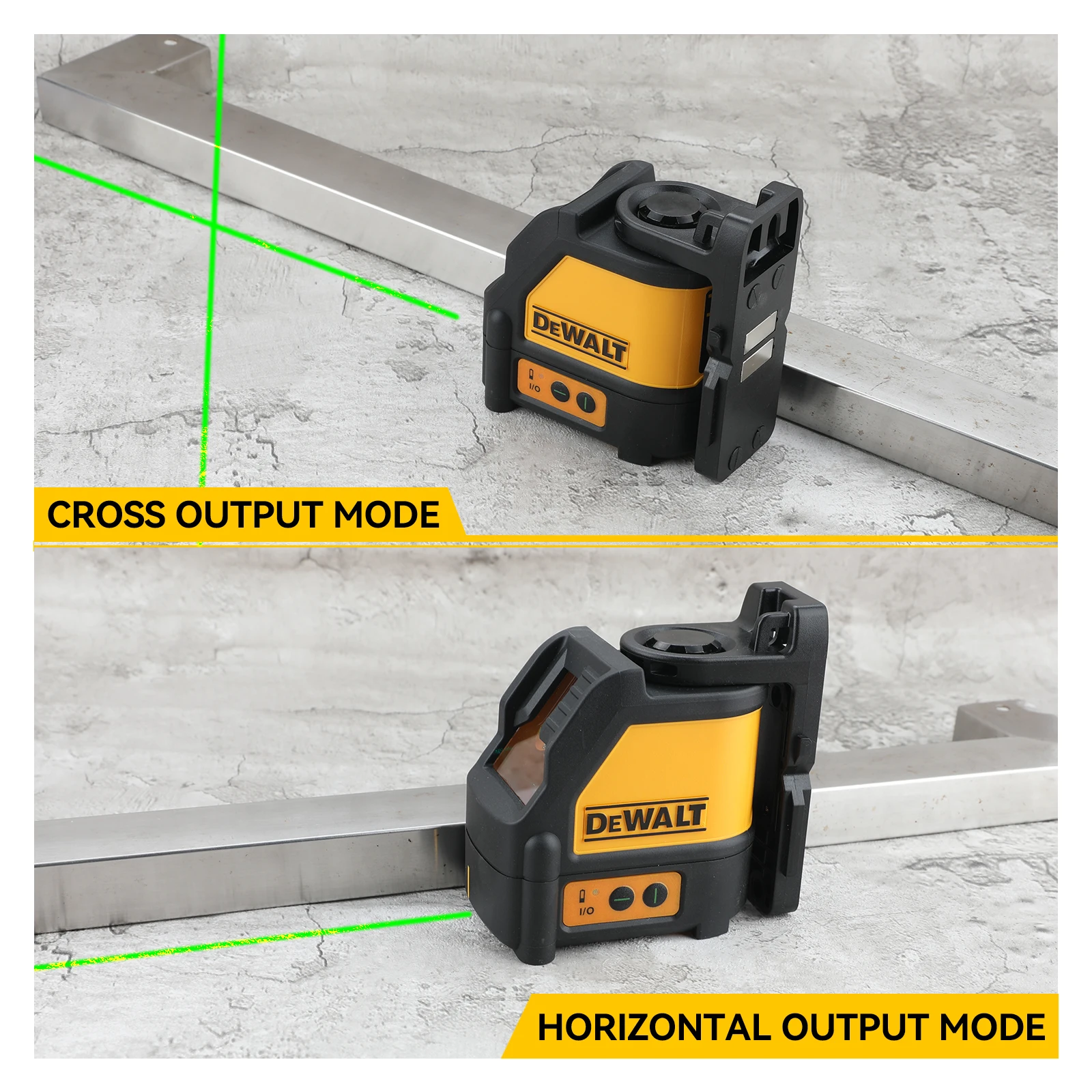 DEWALT DW088CG 2ライン・グリーンレーザー水平 - Spirit Level のレビューと価格