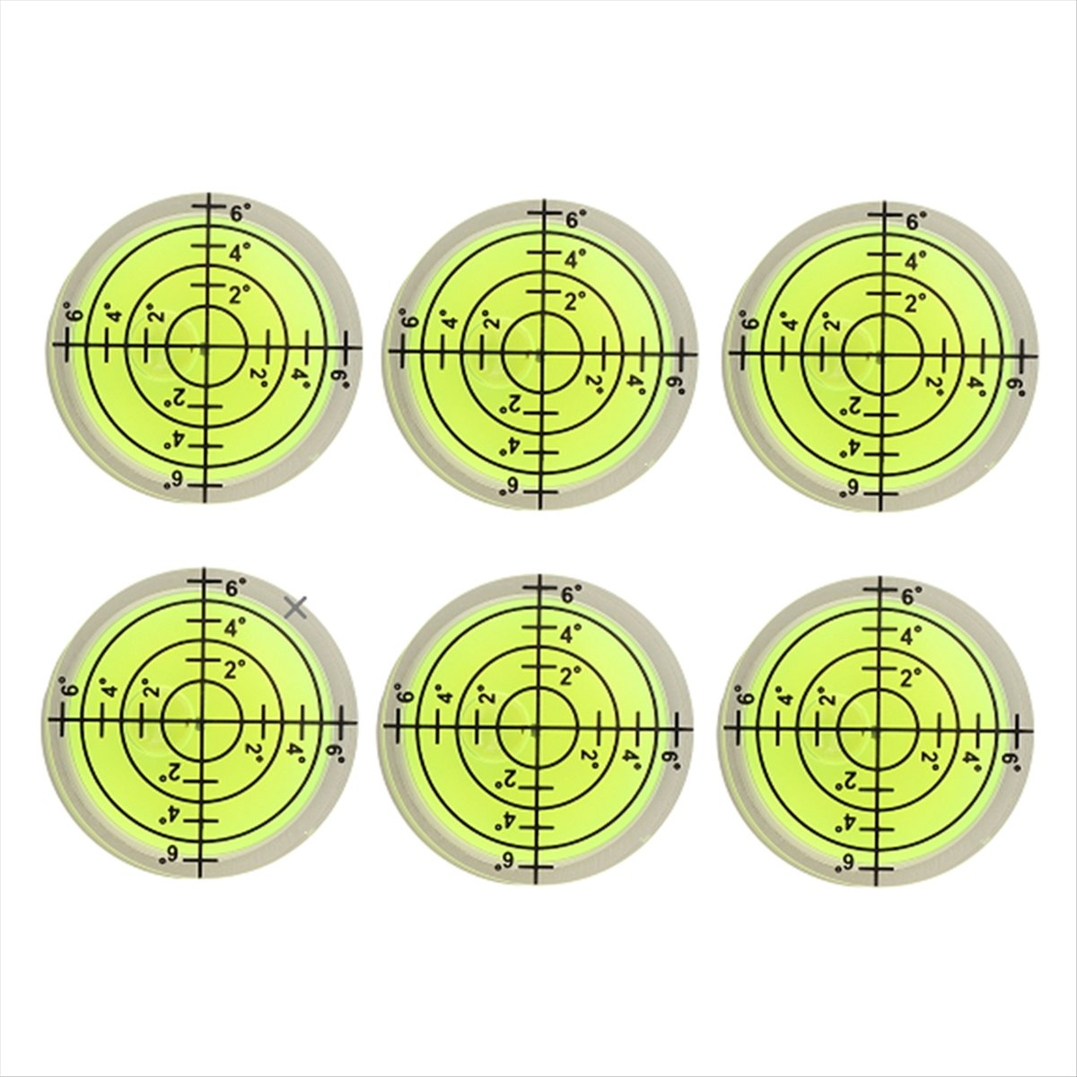 ABXY 6個入り円形バブル水準器 RV、カメラ、三脚用 3 - Spirit Level のレビューと価格