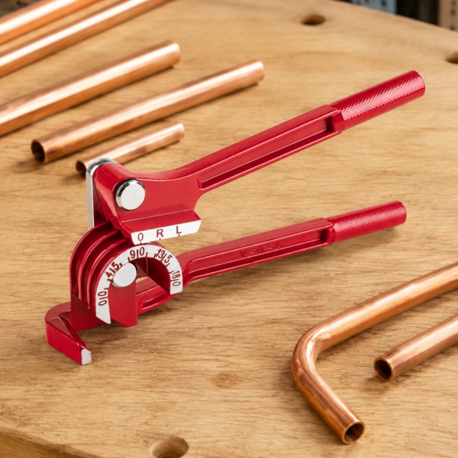 銅管・アルミニウム管用、角度計付き手動レバー式パイプベンダー - Hand Tools In Workshop のレビューと価格