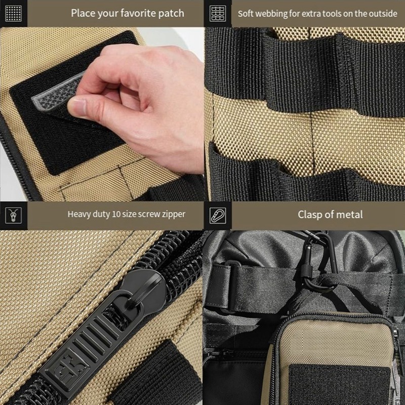 頑丈な小型ツールバッグポーチ、ポータブルユーティリティオーガ - Tool Bag のレビューと価格