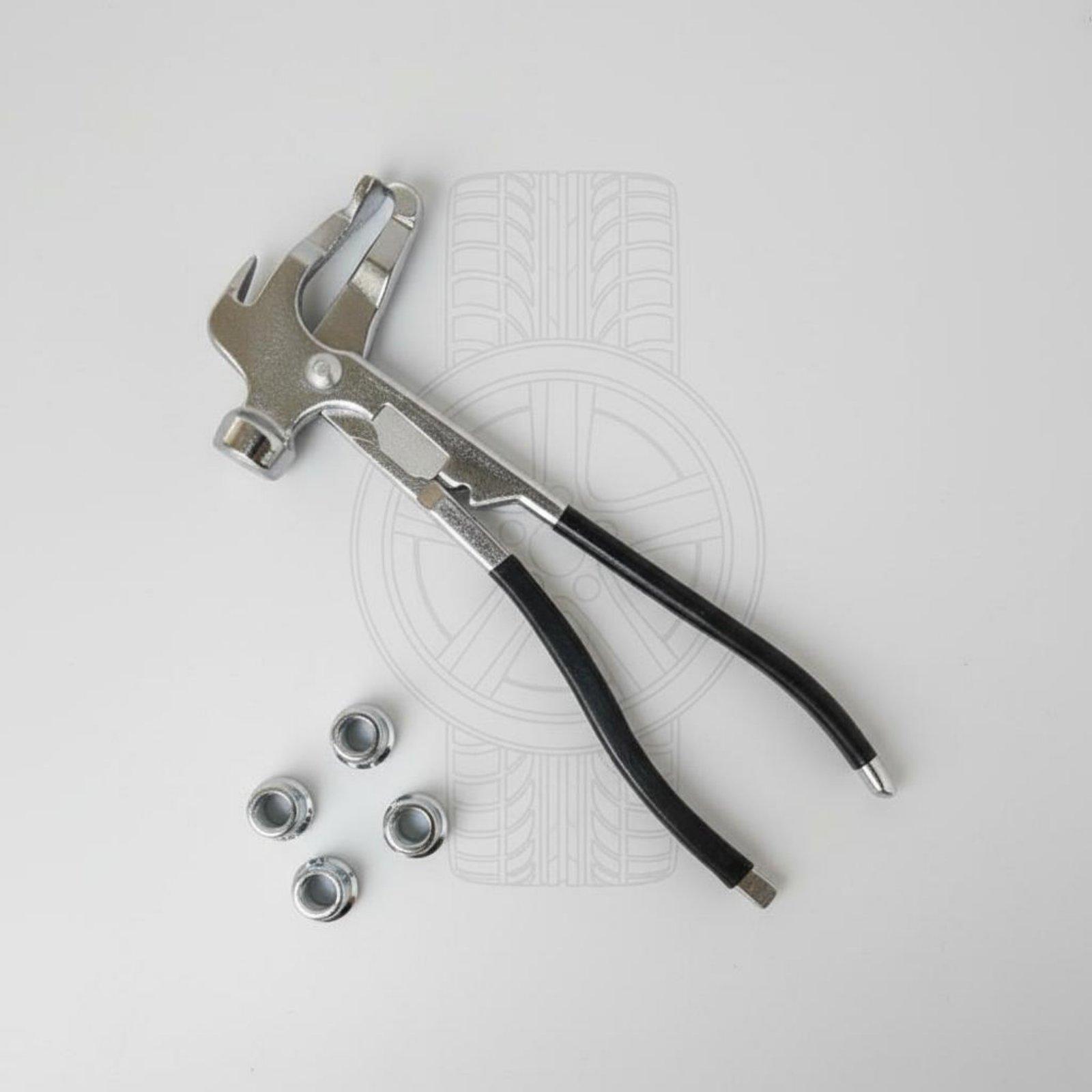 タイヤバランスプライヤー ホイールウェイト除去ハンマー 人間 - Pliers のレビューと価格
